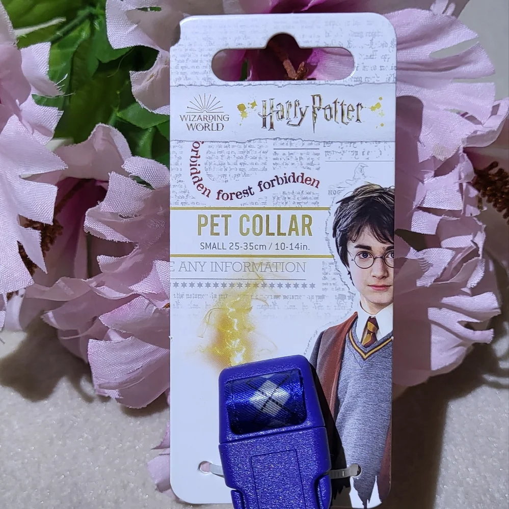 Harry Potter NWT Blue Ravenclaw Argyle/Lattice Dog Collar Size Small 10-14in 🐈